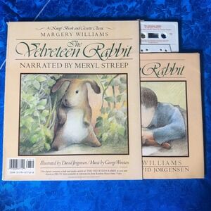 The Velveteen Rabbit‎ Book and Cassette Meryl Streep George Winston 1985 Knopf